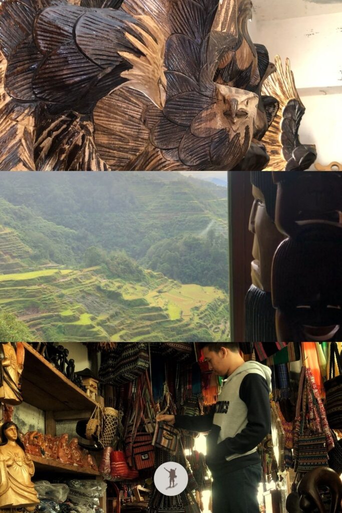 Amazing souvenir shop near Banaue Rice Terraces viewpoint near Sagada, Philippines
