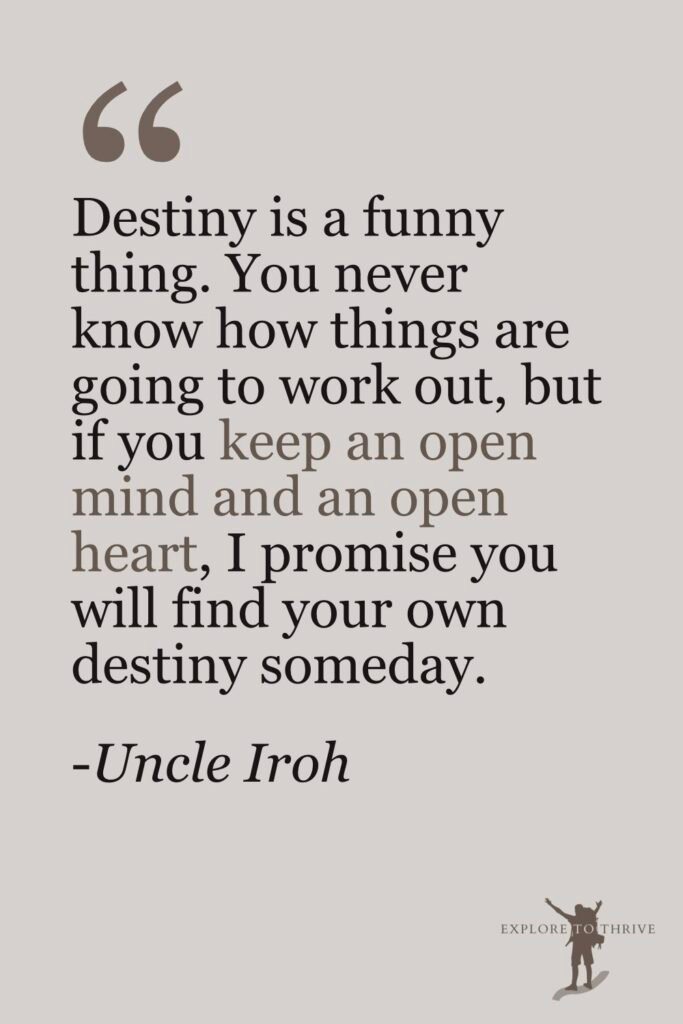 10 Real Reasons I Left My Corporate Job for Blogging 1 Blog Post Quotes #1 Destiny is a funny thing. You never know how things are going to work out, but if you keep an open mind and an open heart, I promise you will find your own destiny someday.