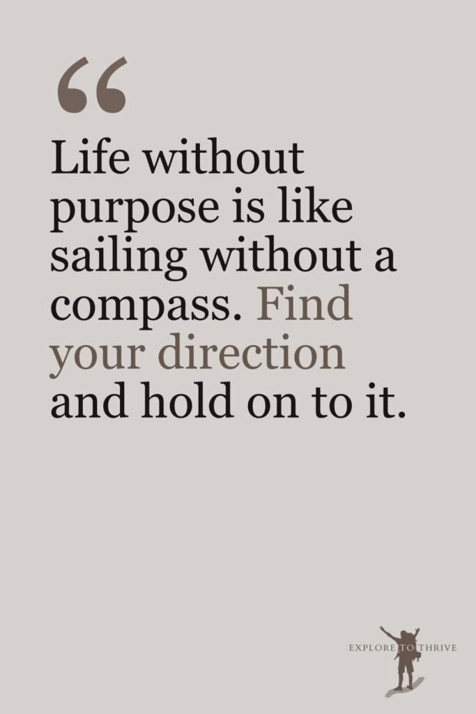 10 Real Reasons I Left My Corporate Job for Blogging 11 Blog Post Quotes #10 Life without purpose is like sailing without a compass. Find your direction and hold on to it.
