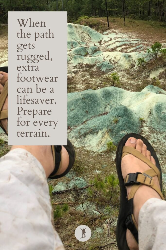 First-Time in Sagada? My 10 Practical Tips Before Visiting 8 Bring Extra Footwear, quote, my feet and the blue soil of Sagada