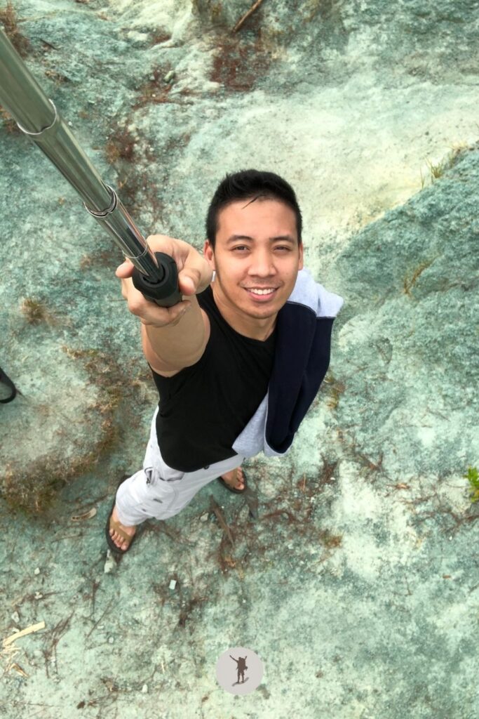 Mandatory selfie at Blue Soil of Sagada, Philippines