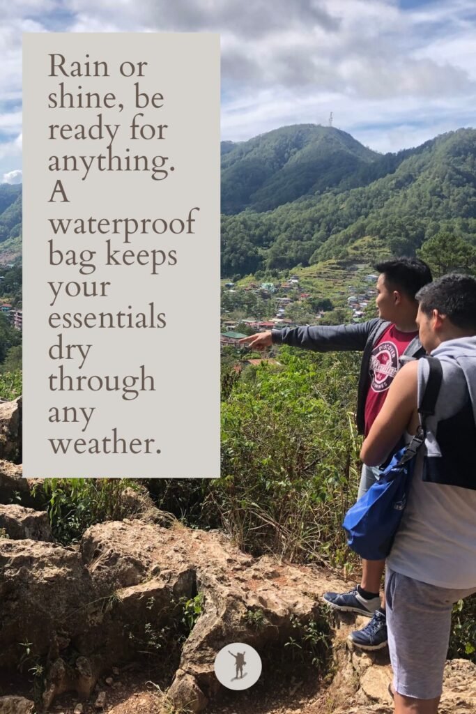 First-Time in Sagada? My 10 Practical Tips Before Visiting 7 Pack a Waterproof Bag, quote, me and my friend in Sagada