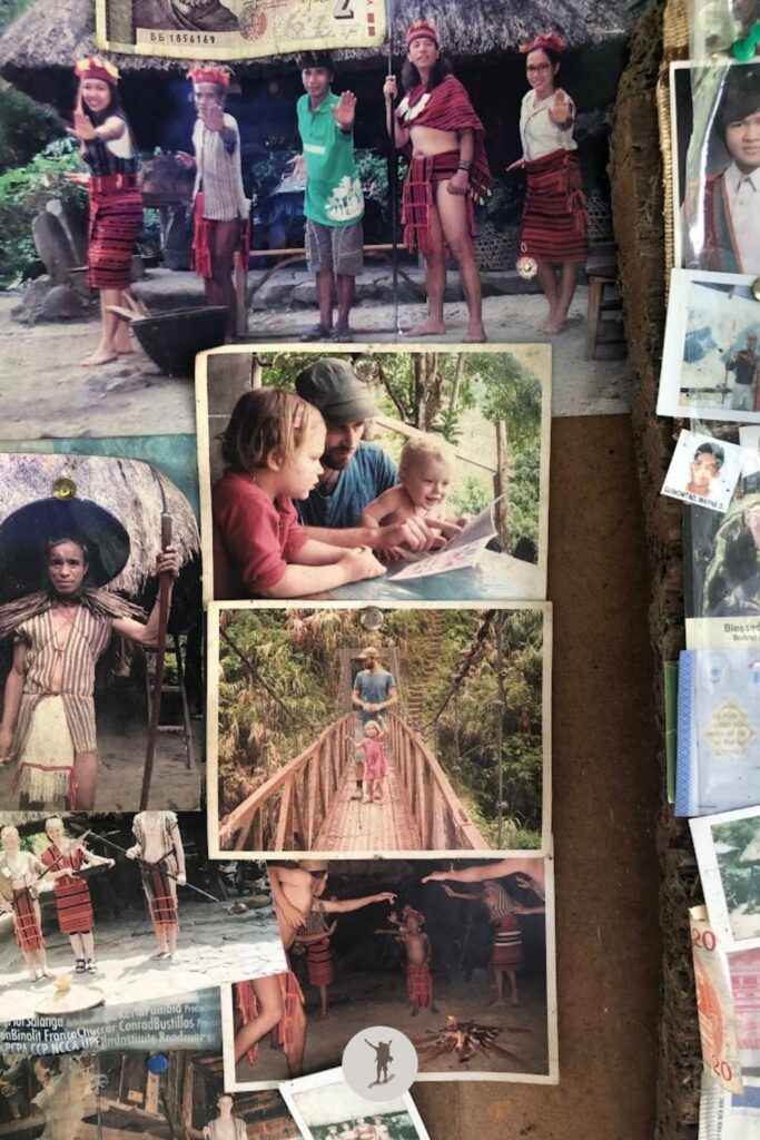 Photos of locals and people from different parts of the world