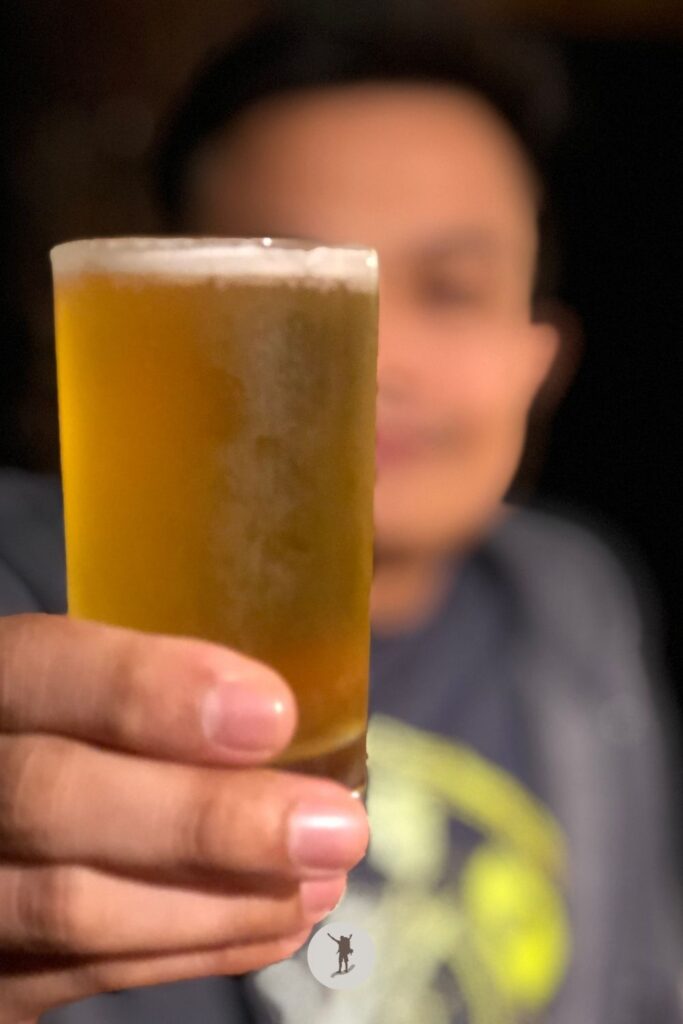The actual source of fun, just kidding, a moment in Sagada Cellar Door in Sagada, Philippines