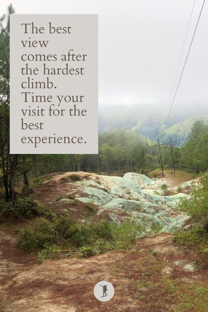 First-Time in Sagada? My 10 Practical Tips Before Visiting 1 Top Times to Visit Sagada, quote, a view of Blue Soil in Sagada