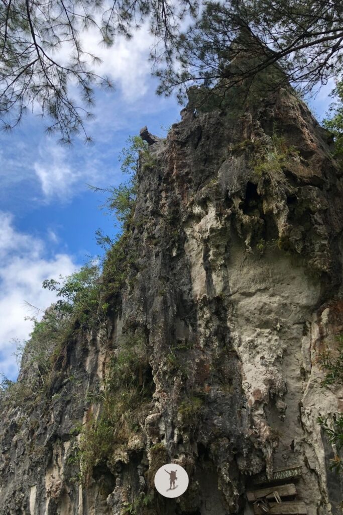 Towering peaks near the Hanging Coffins of Sagada, Philippines