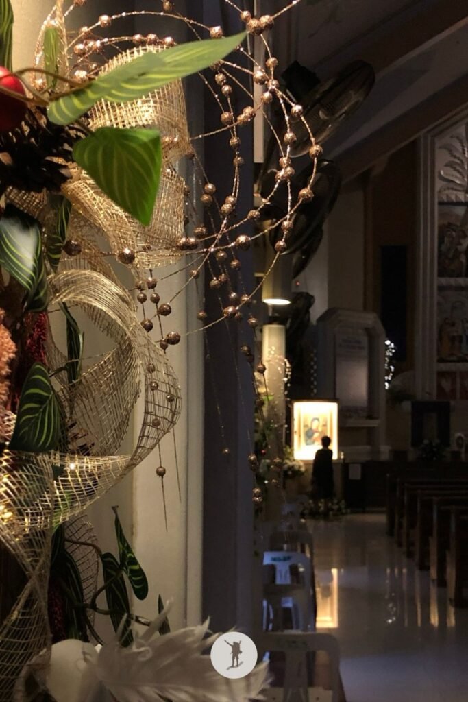A Lesson from the Passion of Christ: Success and Suffering 1 Solemn views inside our church in the Philippines