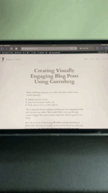Blog Post Layout and Design Feature Ideas for Gutenberg 1 Preview of Creating Visually Engaging Blog Posts Using Gutenberg
