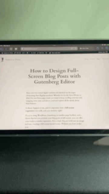 Blog Post Layout and Design Feature Ideas for Gutenberg 2 Preview of How to Design Full-Screen Blog Posts with Gutenberg Editor