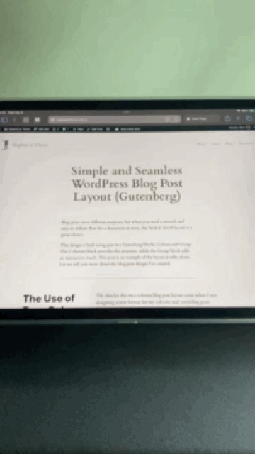 Blog Post Layout and Design Feature Ideas for Gutenberg 4 Preview of Simple and Seamless WordPress Blog Post Layout (Gutenberg)