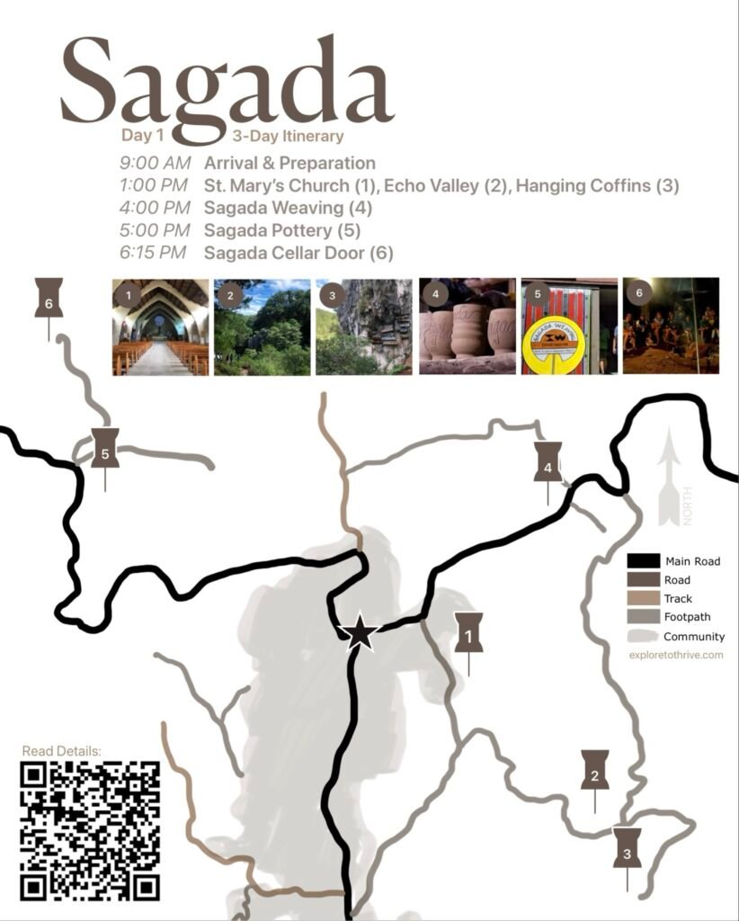 3-Day Sagada Itinerary: A Quick Travel Guide with Maps