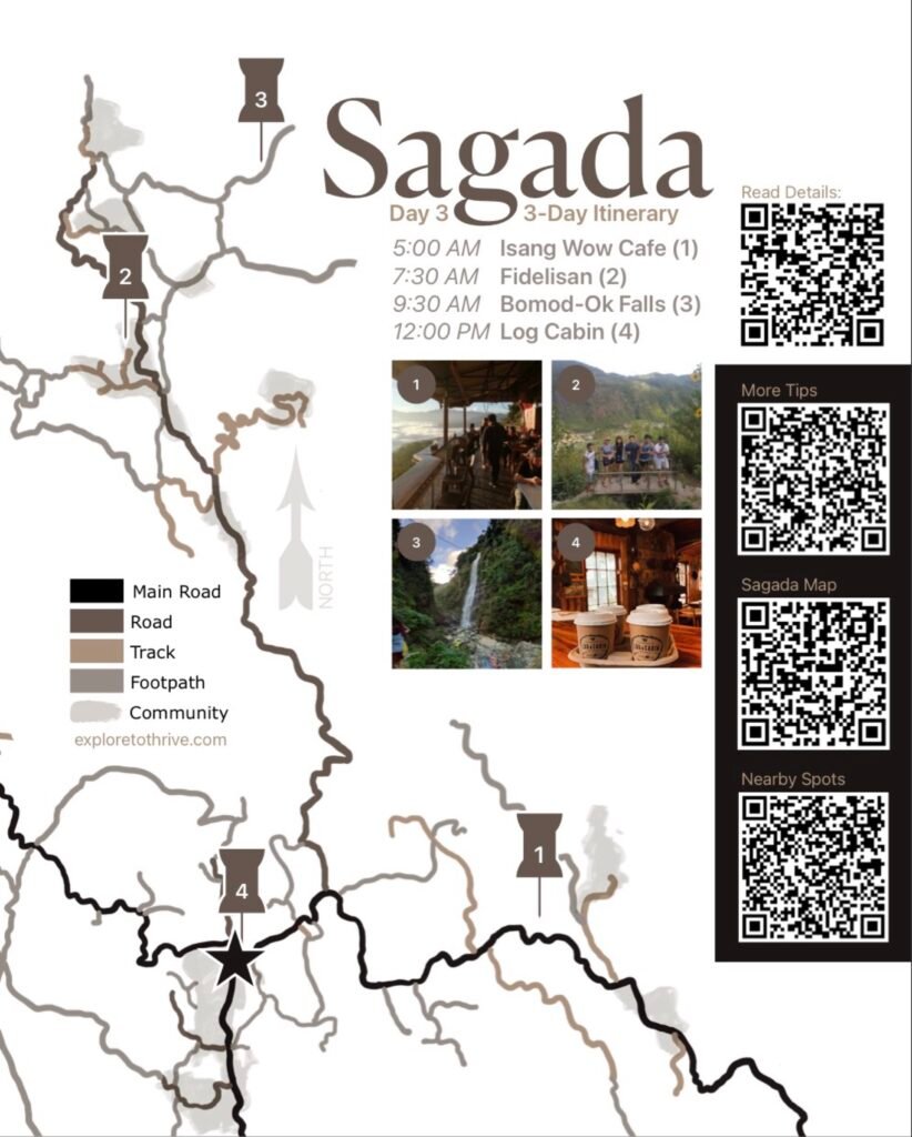 Ideal 3-Day Sagada Itinerary That Doubles as a Travel Guide With Maps and Handy Tips 4 Day 3 of 3 — Sagada Itinerary