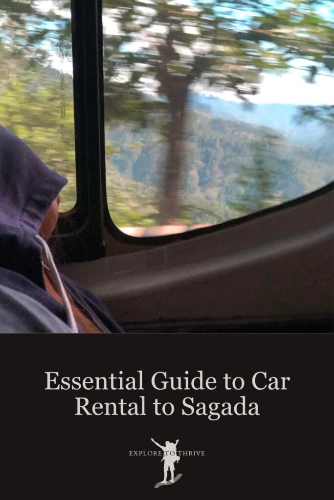 Guide to Renting a Vehicle for Your Sagada Group Travel 5 Essential Guide to Car Rental to Sagada — Pinterest Pin