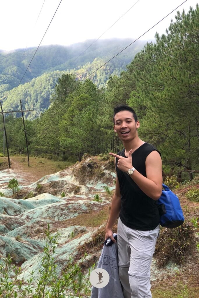 Travel Planning Resources — Sagada 1 Me and my waterproof bag at Blue Soil, Sagada, Philippines