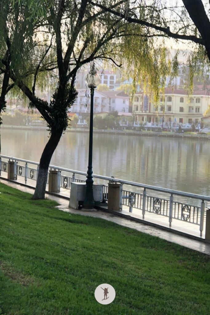 Relaxing view of Lake Sa Pa, Vietnam
