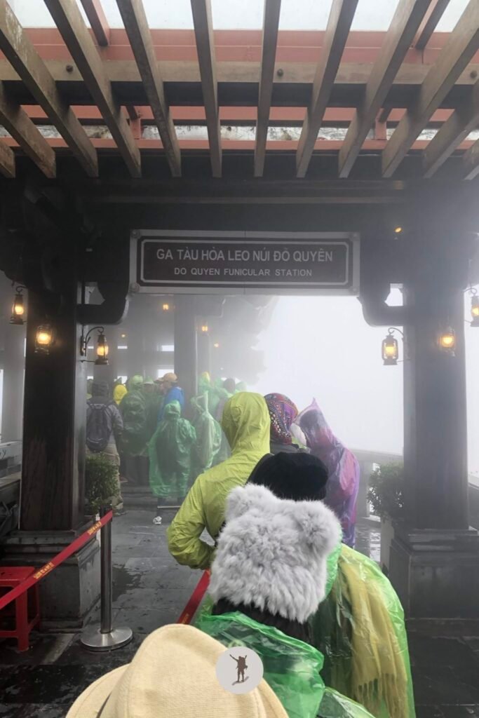 Reality vs Expectation of Visiting Fansipan from Sa Pa: How You Can Avoid Disappointments 17 The line to Fansipan funicular, Sa Pa, Vietnam