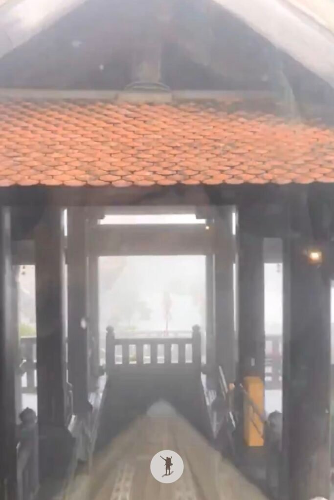 Reality vs Expectation of Visiting Fansipan from Sa Pa: How You Can Avoid Disappointments 18 The view from Fansipan funicular when it rains, Sa Pa, Vietnam
