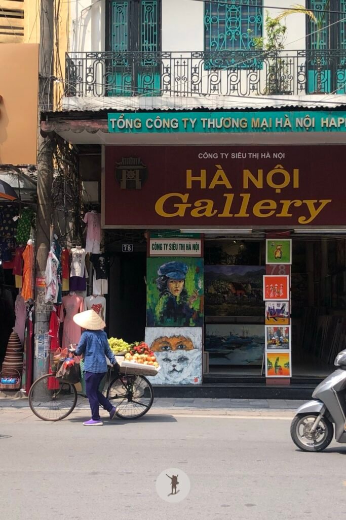 A gallery in Hanoi, Vietnam
