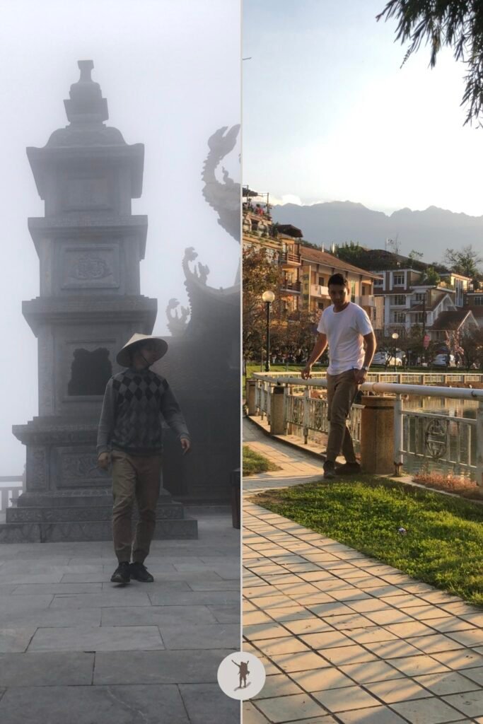 Bad weather and nice weather in Sa PA Vietnam