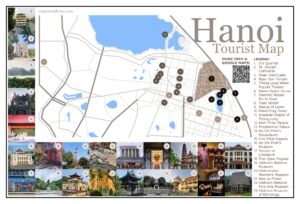 Hanoi Travel Map for Tourists