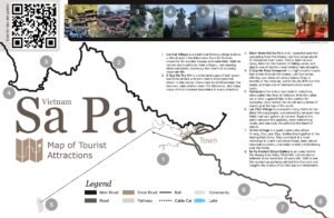 Map of Sa Pa Tourist Attraction (Vicinity)