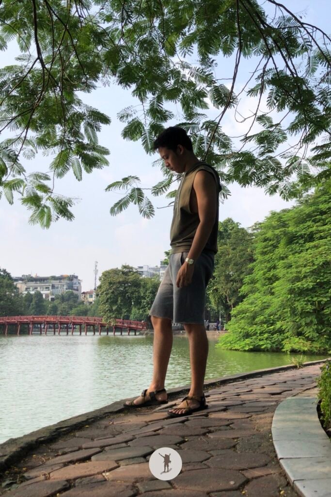 Me and Hoan Kiem Lake, Hanoi, Vietnam