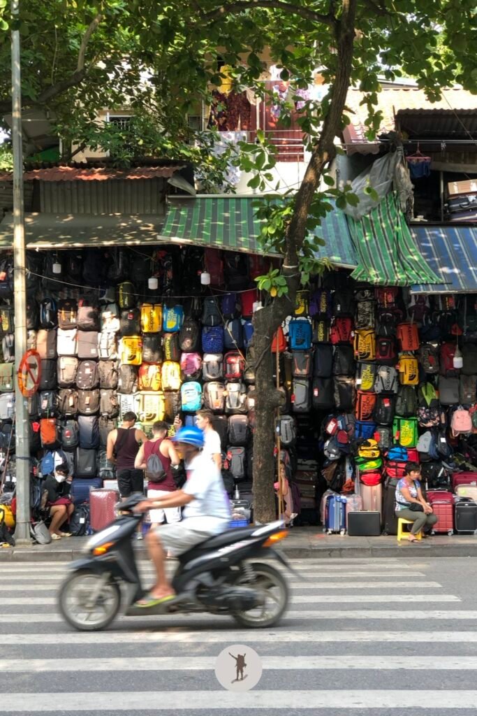 Street vendors in Hanoi, Vietnam