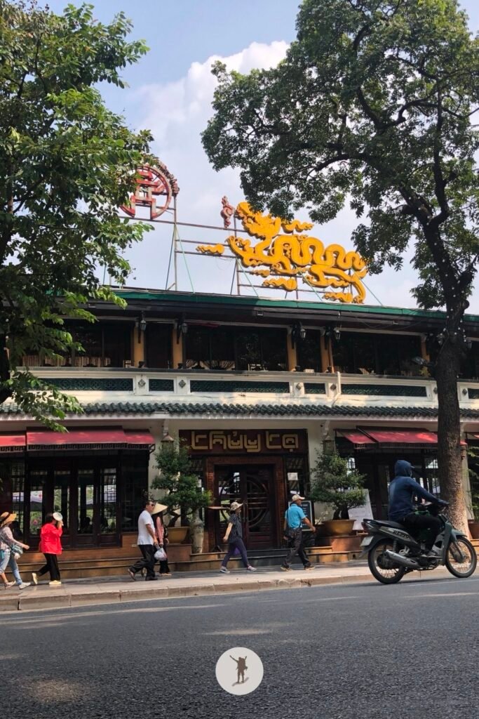 Streets filled with Vietnamese character in Hanoi, Vietnam