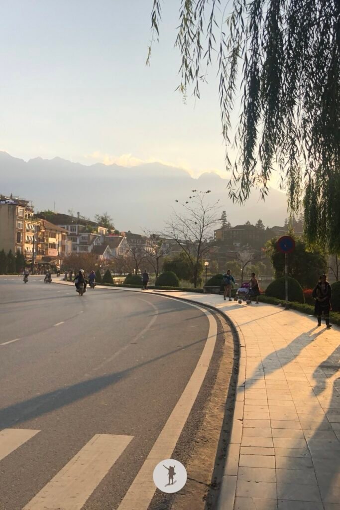 The streets of Sa Pa, Vietnam