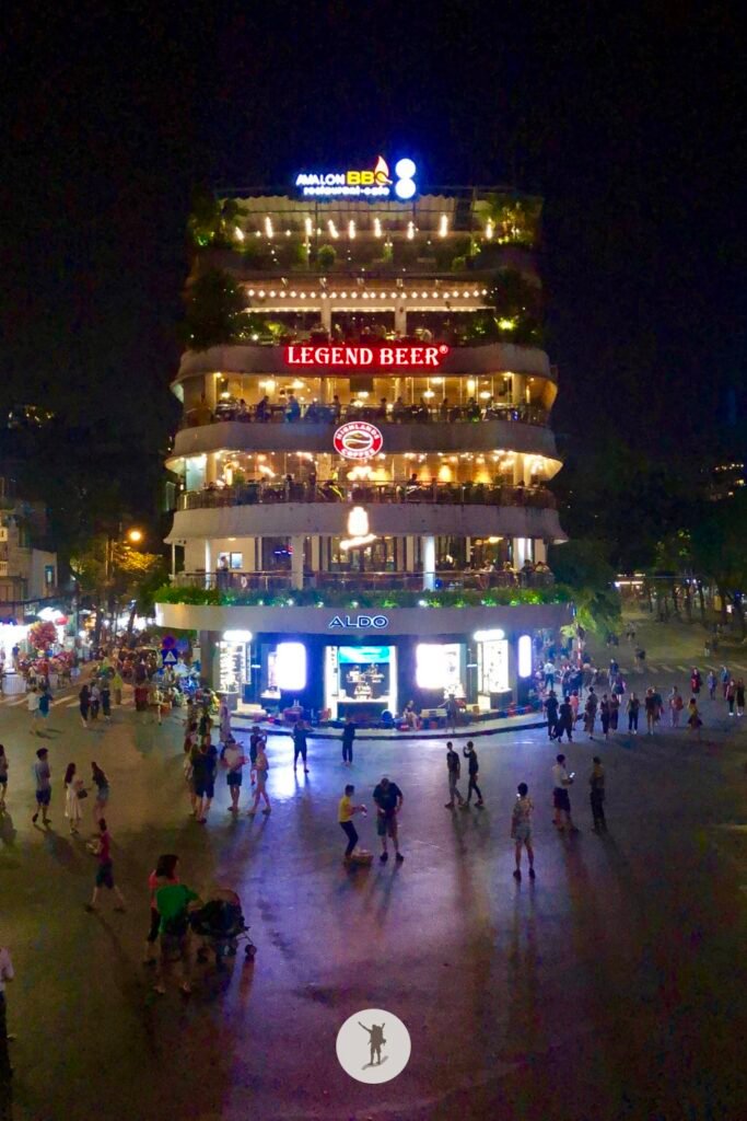 Hanoi Walking Street from Dong Kinh Nghia Thuc Square, Hanoi, Vietnam