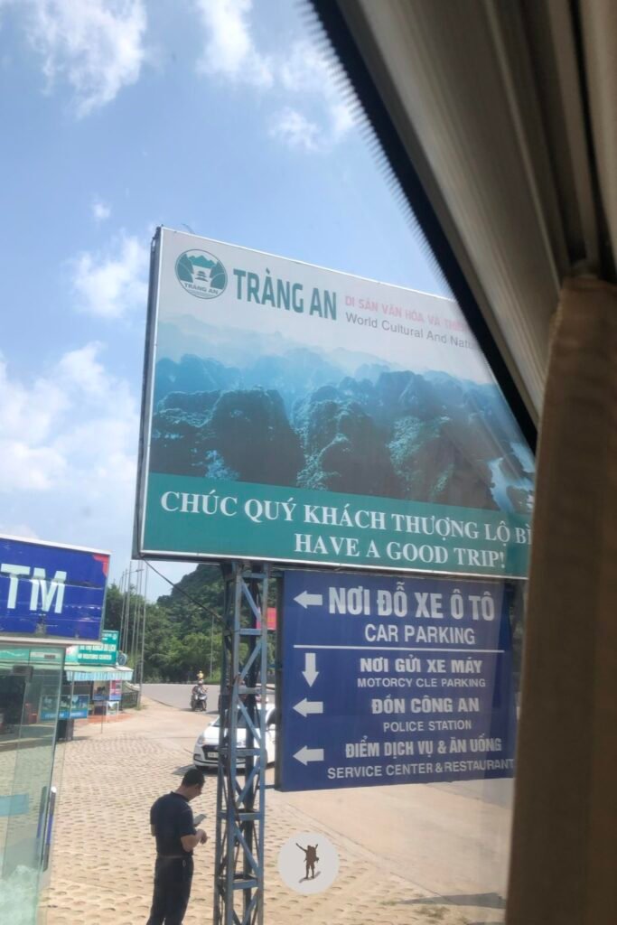 The view of the landmark of Trang An, Ninh Binh, Vietnam