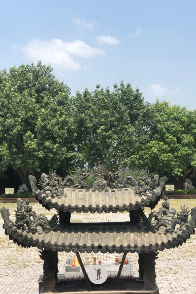 The temple grounds of Bai Dinh Pagoda, a serene place to see when you visit Ninh Binh from Hanoi, Vietnam