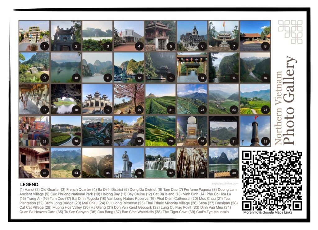 Northern Vietnam Tourist Map — Page 3