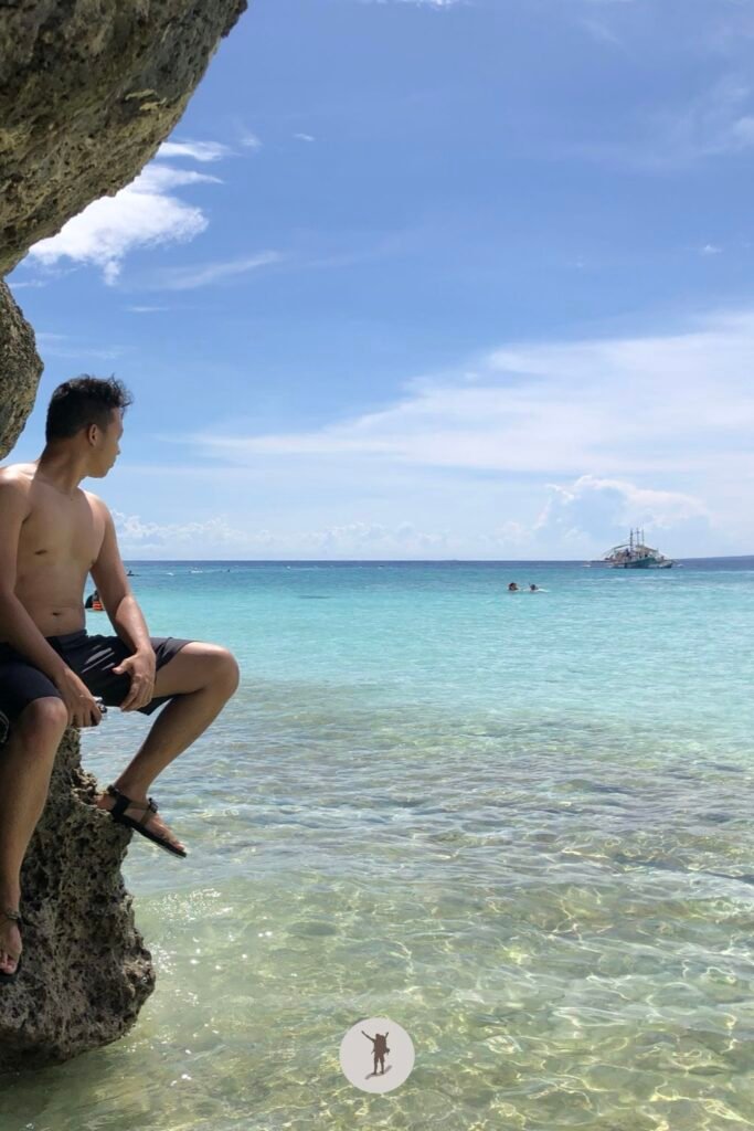 Another mandatory selfie in Sumilon Island, near Oslob, Cebu, Philippines