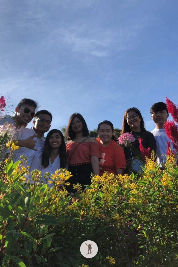 Mandatory group travel picture in Sirao Flower Garden, Cebu City, Cebu, Philippines