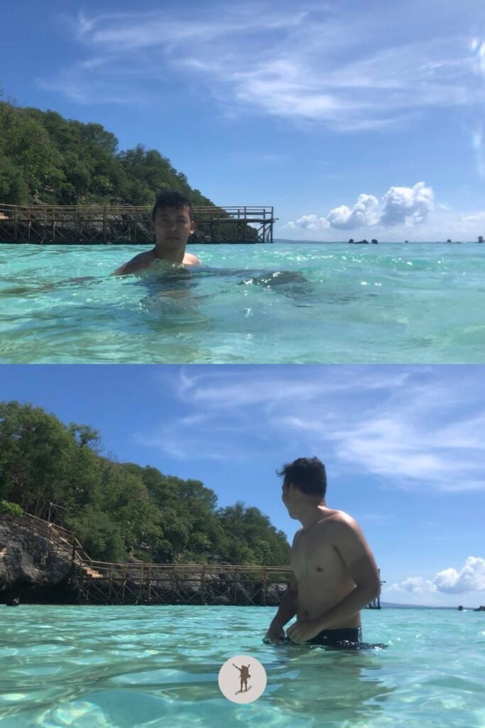 My mandatory selfie as souvenir visiting Sumilon Island, near Oslob, Cebu, Philippines