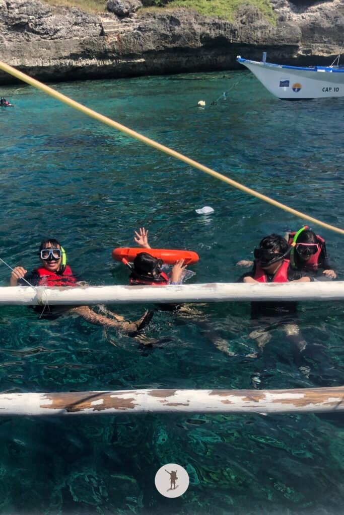 Snorkeling around Pescador Island near Moalboal, Cebu, Philippines