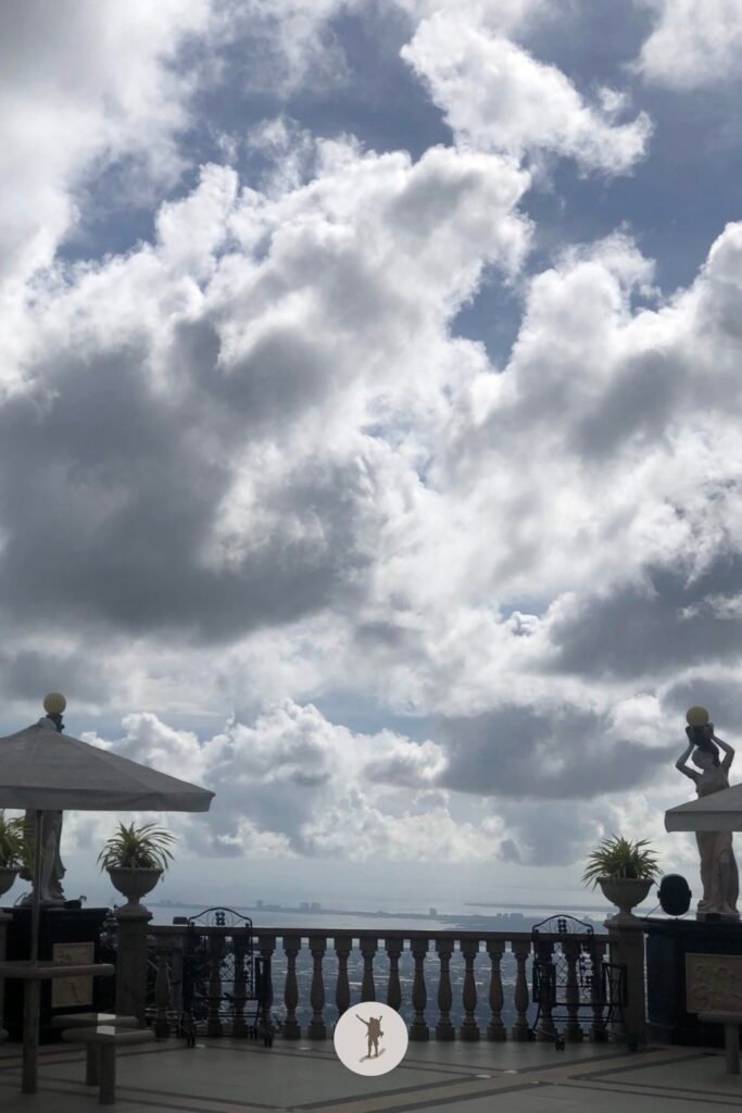 The overlooking view of the city from the Temple of Leah, Cebu City, Cebu, Philippines
