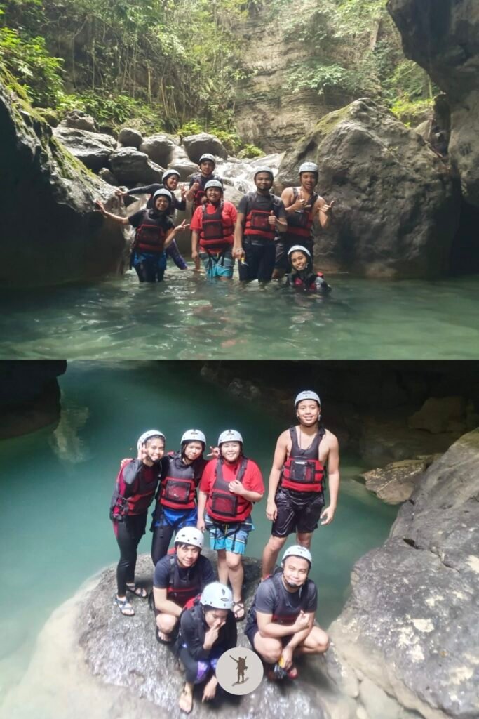 The photos our guide took in the middle of canyoneering in Kawasan Falls, Badian, Cebu, Philippines
