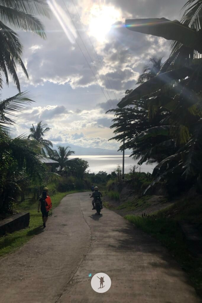The rural scenery after the trek in Dao Falls in Samboan, Cebu, Philippines