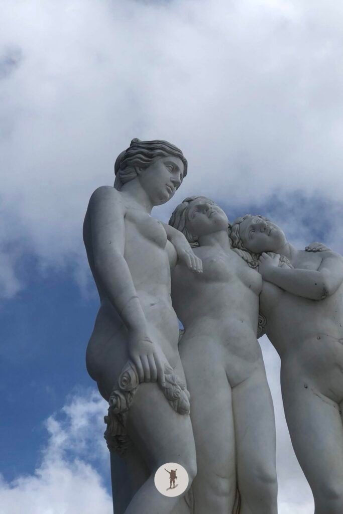 Three maiden statues in the Temple of Leah, Cebu City, Cebu, Philippines