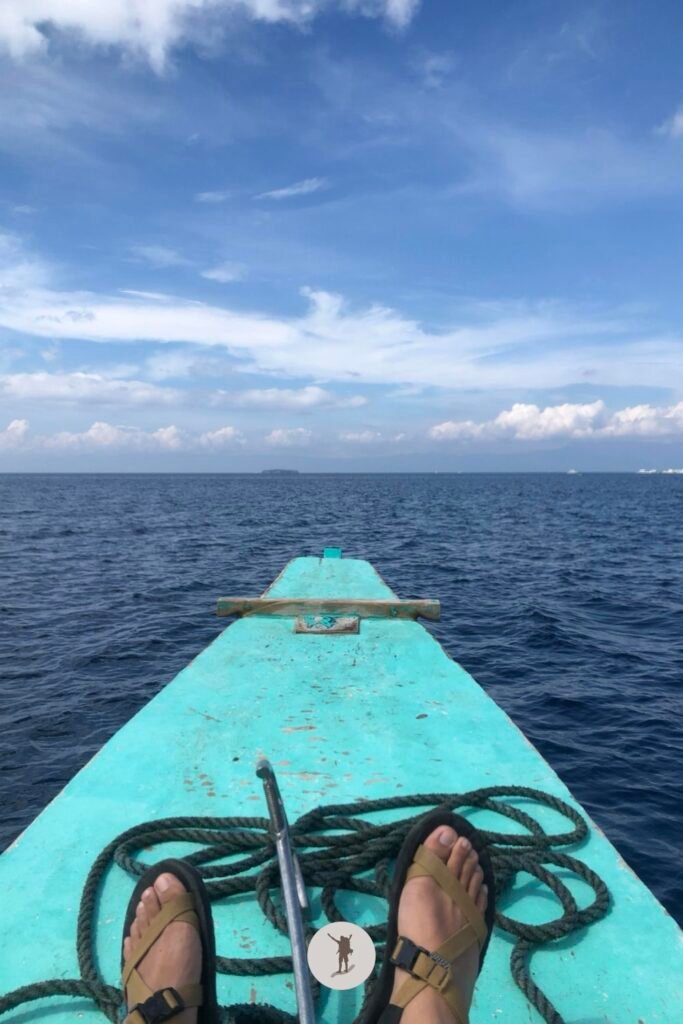 View while going to Pescador Island near Moalboal, Cebu, Philippines