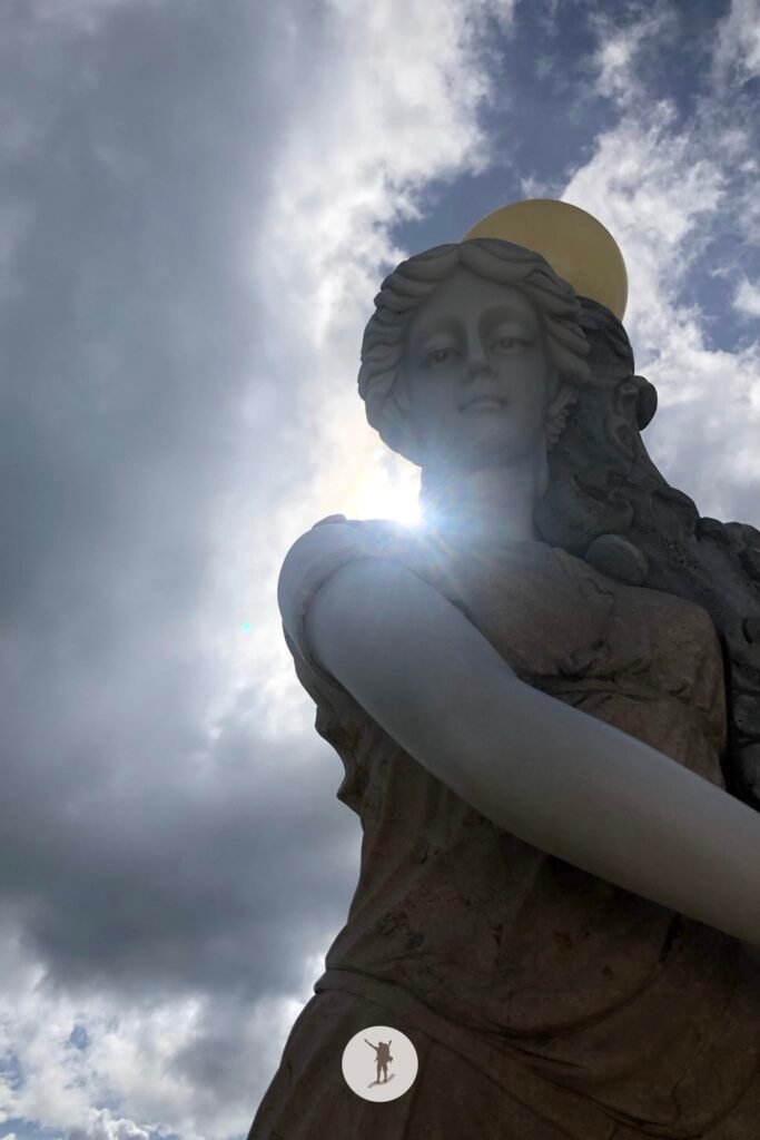 Western-inspired statues in the Temple of Leah, Cebu City, Cebu, Philippines