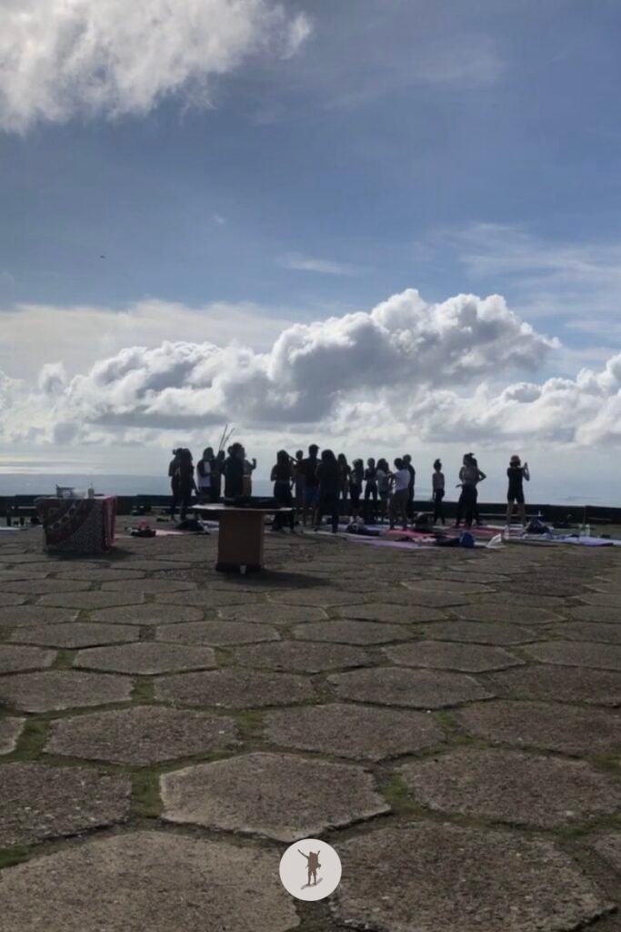 Yoga happening in TOPS, Cebu City, Cebu, Philippines