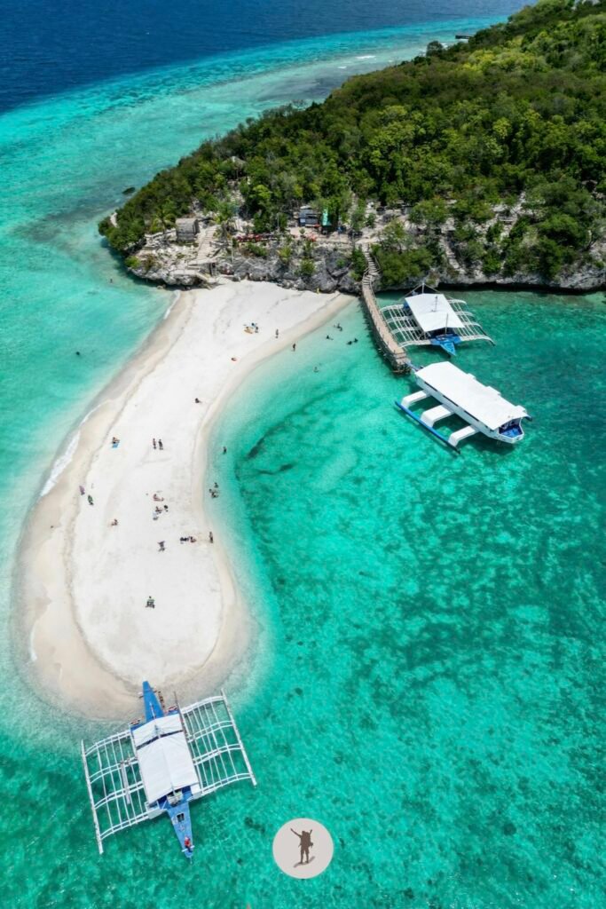 Our Beautiful Experience Visiting Sumilon Island After Whale Shark Watching in Oslob 2 Aerial view of Sumilon Island, Oslob, Cebu, Philippines