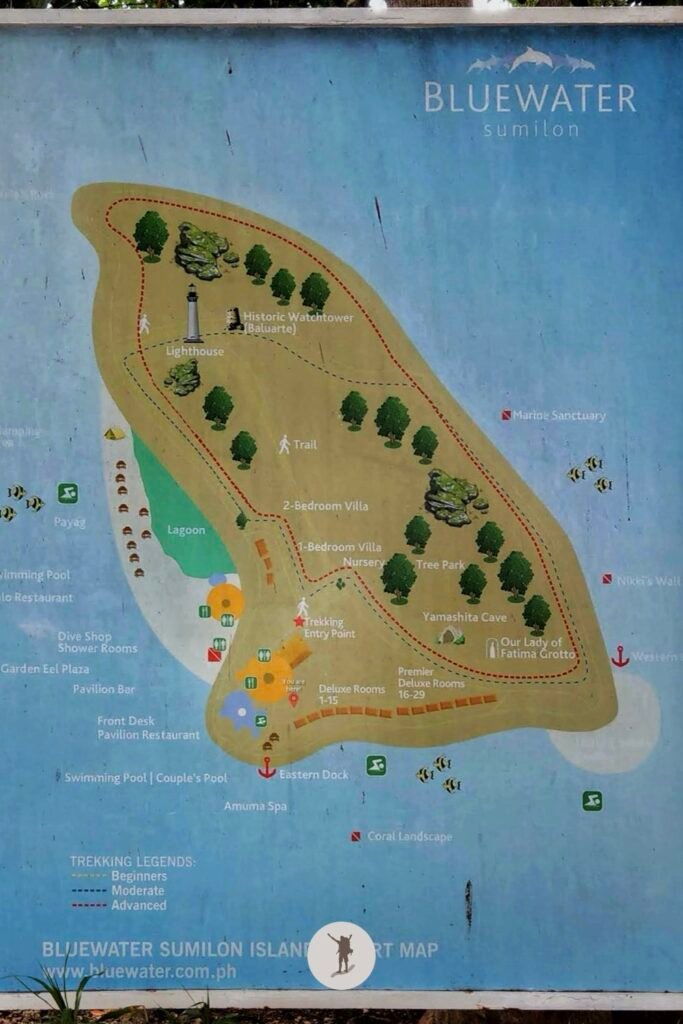 Our Beautiful Experience Visiting Sumilon Island After Whale Shark Watching in Oslob 8 Map of Sumilon Island, Oslob, Cebu, Philippines