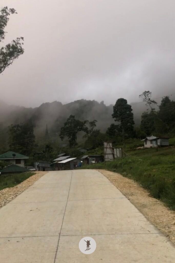 Our Expectation vs. Reality Hiking Osmeña Peak in Cebu and Tips Before You Hike 5 Rain clouds and strong winds hitting us during our arrival at the registration area for hiking Osmena Peak, Cebu, Philippines
