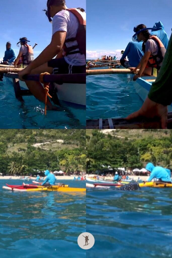 Our Whale Shark Watching Experience in Oslob, Cebu, and Our Tips for First-Time Visitors 9 The blue sky and the bluest waters we saw during our whale shark snorkeling tour in Oslob, Cebu, Philippines