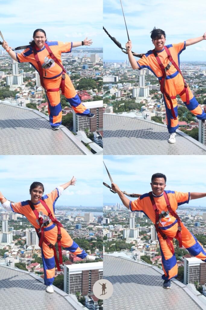 Why I Skipped the Activities in Sky Experience Adventure in Crown Regency Hotel in Cebu 7 The daring shots of my friends while trying the Sky Walk in Sky Experience Adventure, Cebu City, Cebu, Philippines