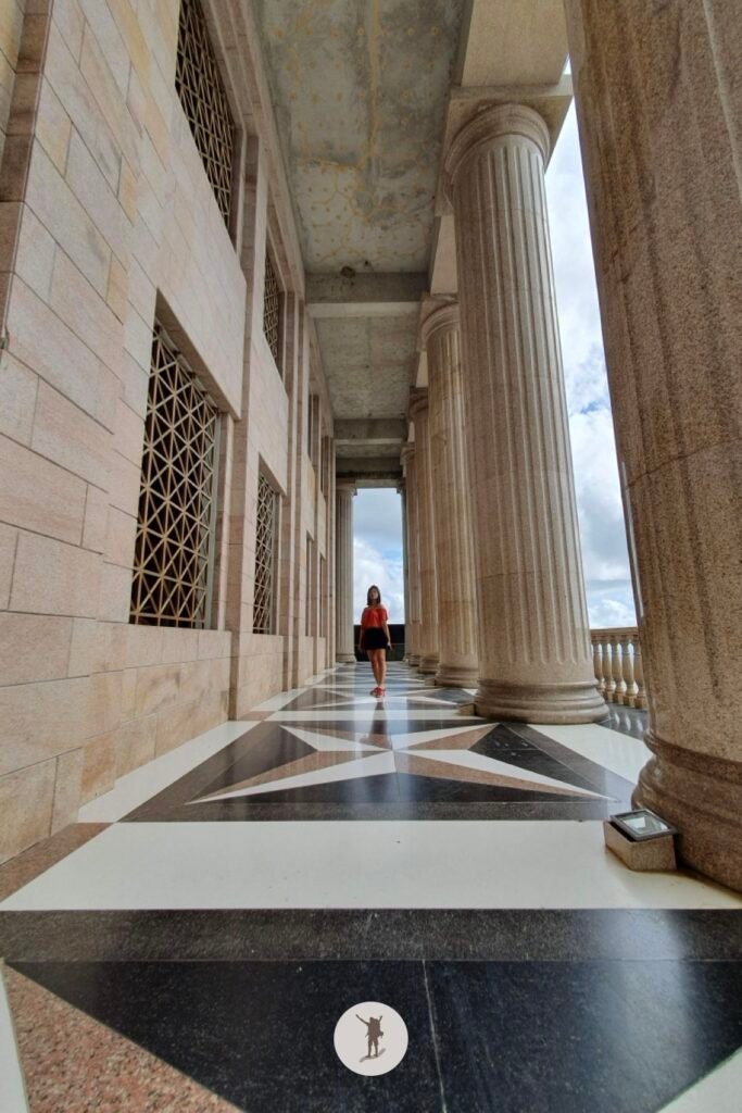 Our Visit to Cebu City Highlands: Takeaways to Make Your Trip More Unforgettable 45 The hallway of the Temple of Leah and my friend, Cebu City highlands, Cebu, Philippines